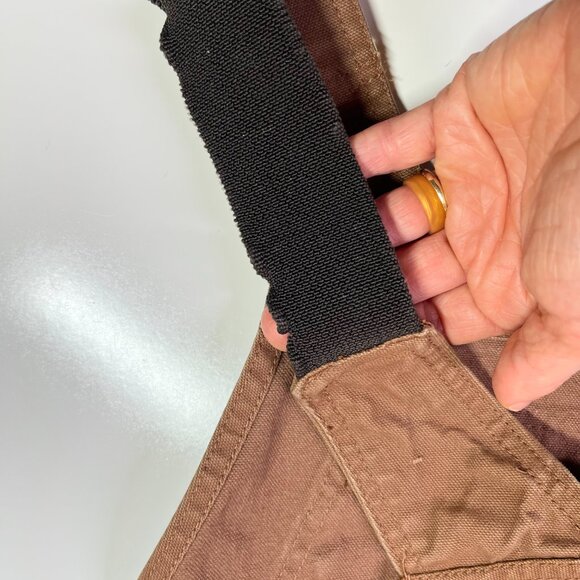 Key Size 40 Brown Cotton Overalls Carpenter *30.5" Inseam - Picture 6 of 16
